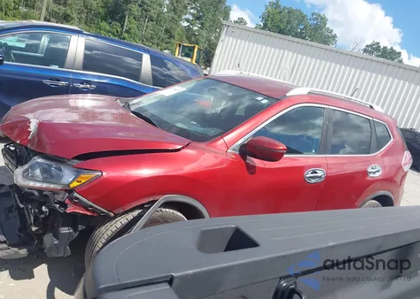 2016 Nissan Rogue Sv z USA, uszkodzony, nr VIN KNMAT2MV7GP678579